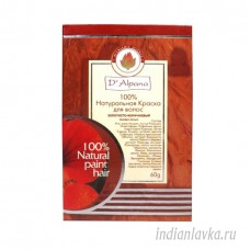 Краска для волос натуральная "Золотисто-коричневый" D'Alpana/ Индия – 60 гр.